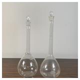 PAIR PYREX MIXING GLASSES