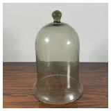 SMOKY GLASS BELL JAR