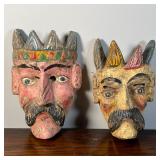 (2pc) COLORFUL JESTER MASKS