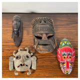 (4pc) MISC. MASKS