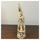 CARVED BONE FIGURAL GROUP