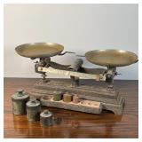 ANTIQUE BRASS SCALE