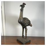 MIXED METAL ROOSTER FIGURE