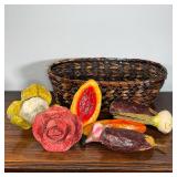(9pc) PAPER MACHE PRODUCE