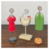 (3pc) PHOTO CLIP STANDS