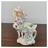DAPPER BOY FIGURAL SPILL VASE