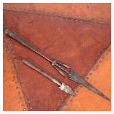 PAIR ANTIQUE SPEARHEADS