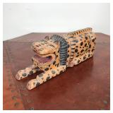 AFRICAN LEOPARD CARVING