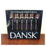 (6pc) DANSK GRAPEFRUIT SPOONS