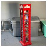 TELEPHONE BOOTH CD ORGANIZER