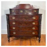 EMPIRE MAHOGANY DRESSER