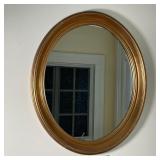 OVAL GILT FRAME MIRROR