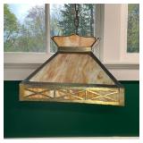 SLAG GLASS LAMP SHADE