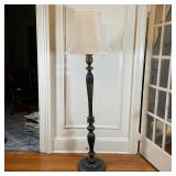 POLYCHROMED WOOD FLOOR LAMP