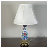 PAINTED PORCELAIN LAMP