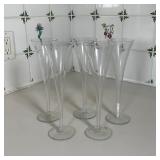 (5pc) CHAMPAGNE FLUTES