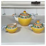 (3pc) ITALIAN TEA SET