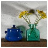 (2pc) DECORATIVE VASE/ JAR