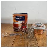 COPPER FONDUE SET