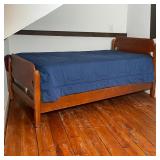 CUSHMAN WOOD TWIN BED