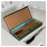 BONE-HANDLED CARVING SET