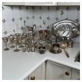 LARGE GROUP SILVERPLATE