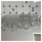 (37pc) MISC. ESTATE GLASSES