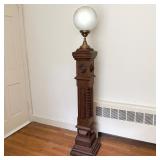 ANTIQUE OAK FLOOR LAMP