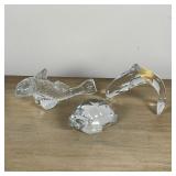 (3pc) BACCARAT AQUATIC FIGURES