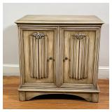 GREY PAINTED SIDE CABINET