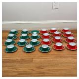 LARGE GROUP GINORI TEA SET