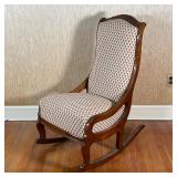 UPHOLSTERED ROCKING CHAIR