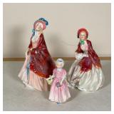 (3pc) ROYAL DOULTON FIGURES