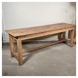 RECLAIMED WOOD LONG TABLE