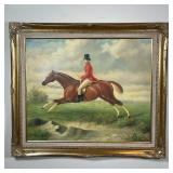 HORSE & RIDER PAINTING
