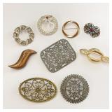 (9pc) COLLECTION PINS