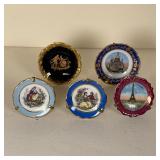 (5pc) LIMOGES MINIATURE PLATES
