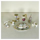 (8pc) LIMOGES MINIATURES