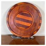 TOWLE FANCY CHEESE KNIFE & BOARD