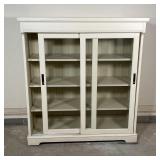 WHITE DISPLAY CABINET