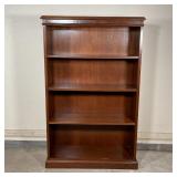 VENEERED WOOD BOOKSHELF