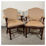 PAIR CARL A BRAUN ARM CHAIRS