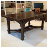 OAK REFECTORY DINING TABLE