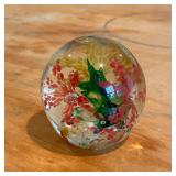 BLOWN GLASS PAPERWEIGHT