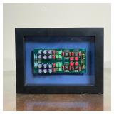 FRAMED CIRCUIT BOARD | 6 x 8 in. (overall); 2 x 5 in. (sight) 