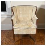 UPHOLSTERED WING CHAIR | h. 32-1/2 x 26 x 27 in. 