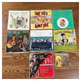 (8pc) CHILDRENS VINYL | Featuring Christmas Eve on Sesame Street, The Tale of Benjamin Bunny, Captai