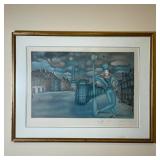 MARCEL MARCEAU (1923 - 2007) | Self portrait in the streets of Paris, Lithograph #223/275 signed by 