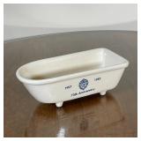PLAZA HOTEL 75th ANNIVERSARY MINI BATHTUB | A small commemorative bath tub to celebrate the Plaza Ho