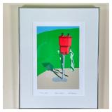 C.B. CHAPMAN SILK SCREEN PRINT | "Ball Washer" 1980; Signed, titled, and numbered "40/100 1980 Ball 
